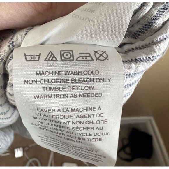 J.Crew Womens Chambray Off the Shoulder Pinstriped Mini Dress Size Small So Cute - Picture 3 of 7